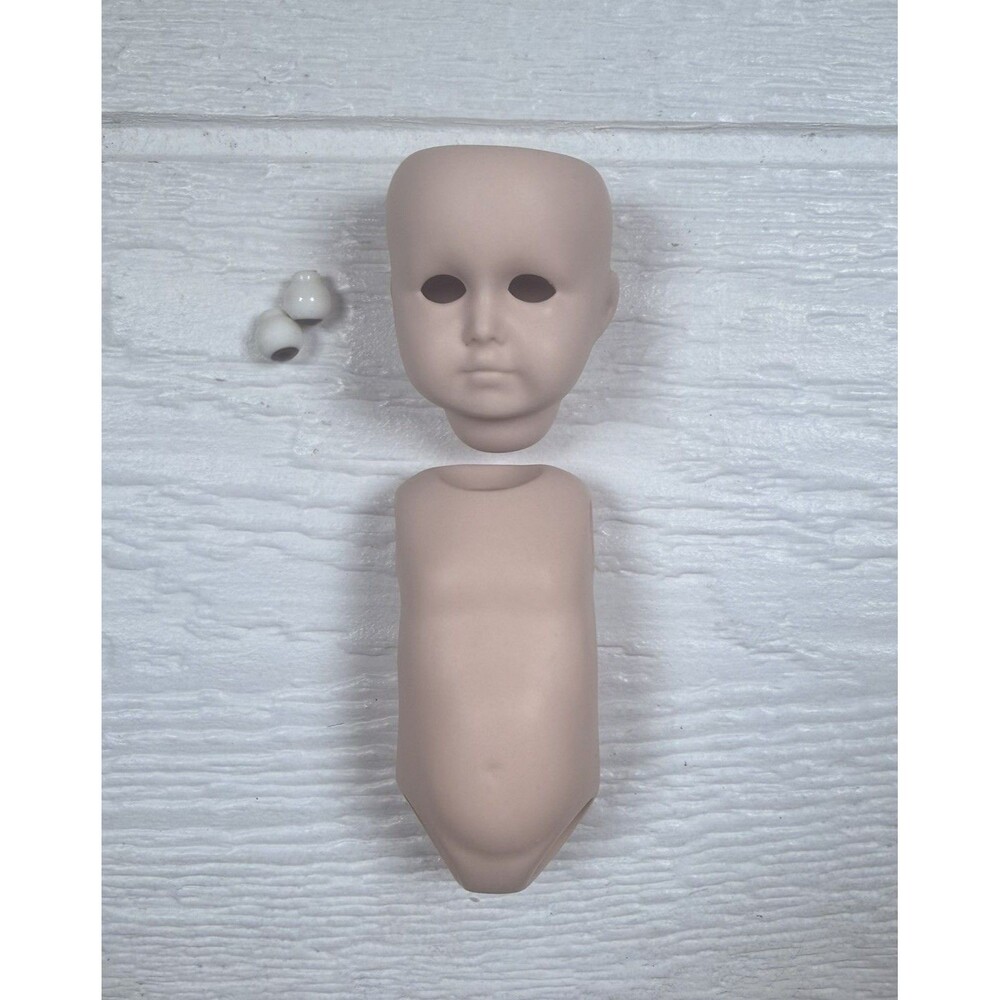 Byron Molds K&R Simon Halbig 117 58 Bisque Doll Head Torso B-444 Brown Eyes 1999